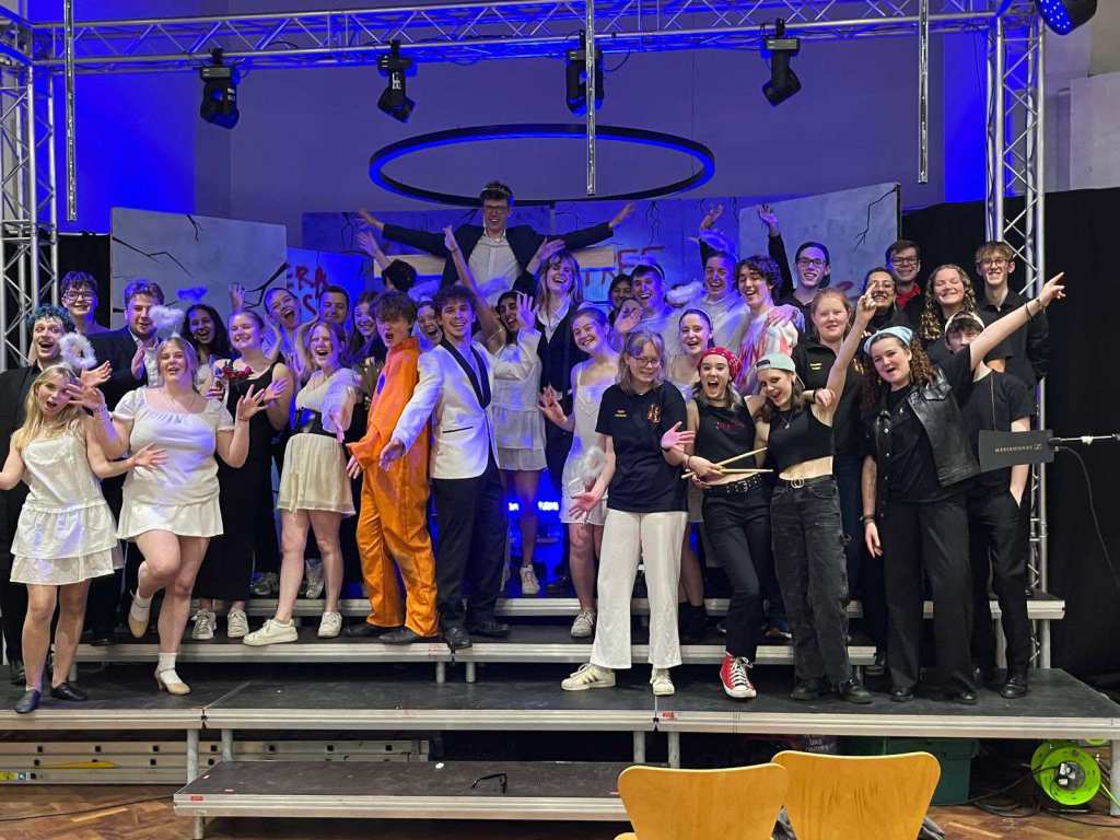 The cast and crew of Jesus Christ Superstar, TCMS.