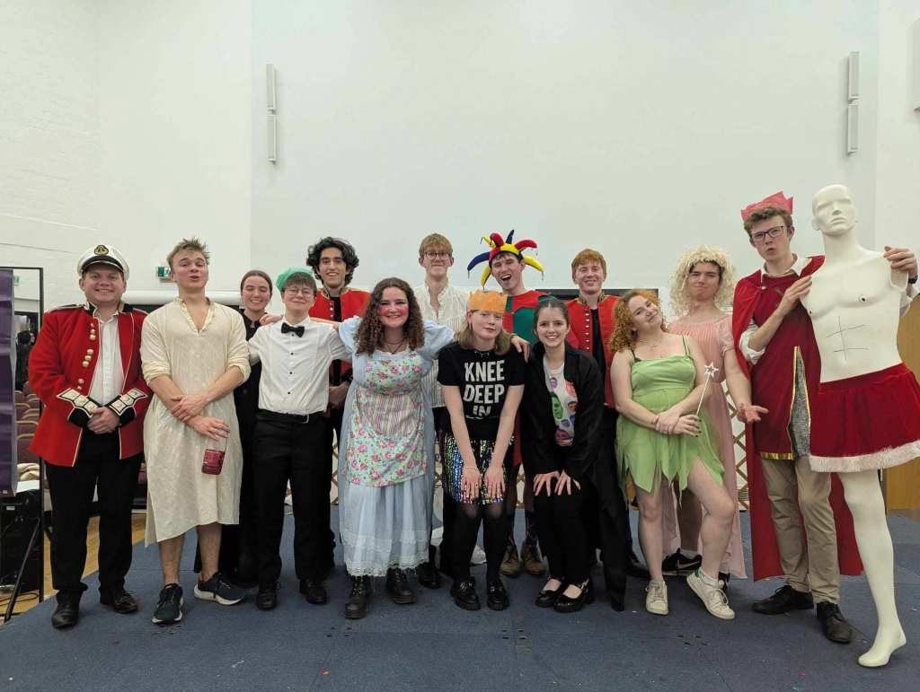 The cast of the Sixth Side Panto 2024 