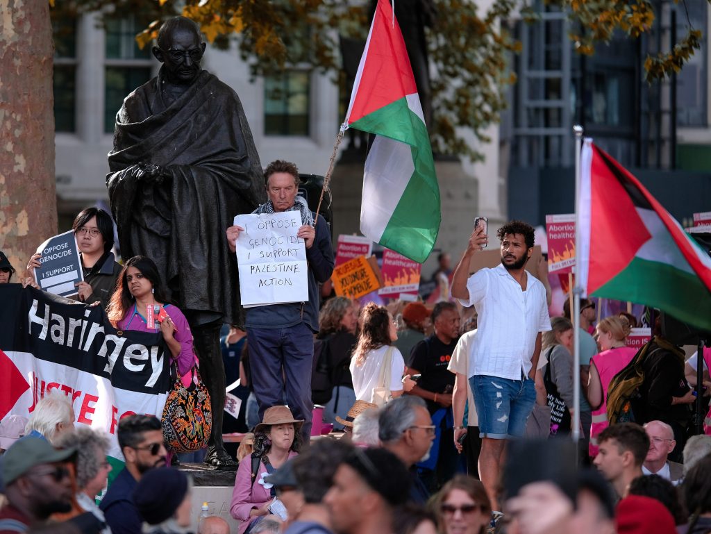 A Palestine Action protest in London