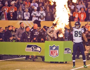 Doug Baldwin in the Walkout to Super Bowl XLVIII