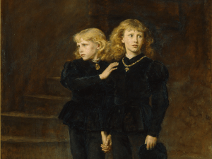 A painting of the Princes in the Tower by John Everett Millais