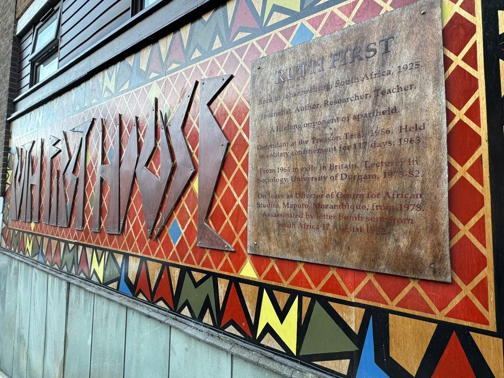 Image of the side of Ruth First House, Durham